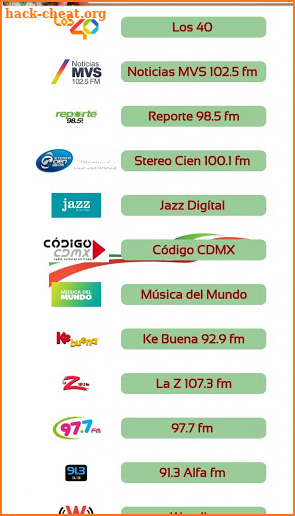 Tv Radio de Mexico BP v1 screenshot