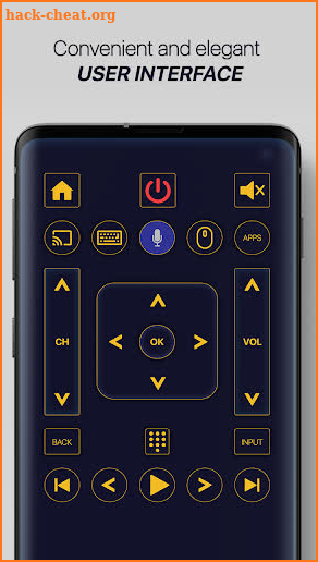 TV remote controller screenshot