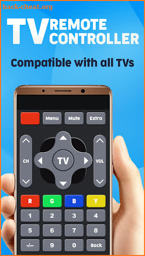 TV remote controlling screenshot