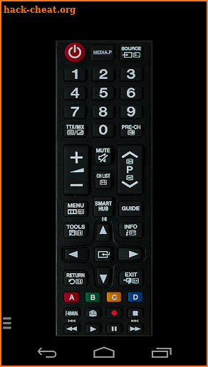 TV (Samsung) Remote Control screenshot