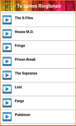 TV Series Ringtones screenshot