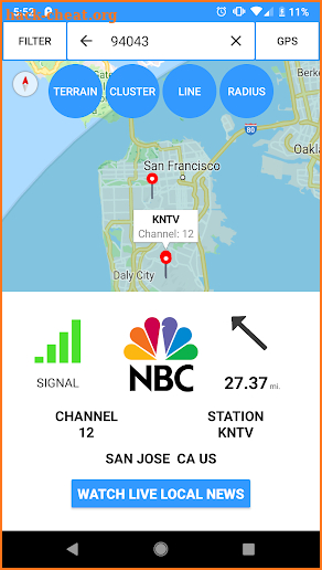 TV Towers (USA) - Antenna TV Signal Finder screenshot