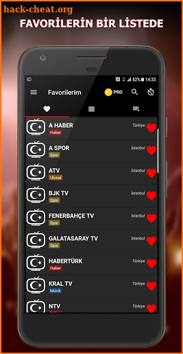 TV Türk - Canlı TV izle - Türk kanalları - Live TV screenshot