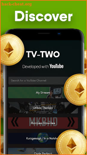 TV-TWO: Watch & Earn Rewards - Get BTC & Get ETH screenshot