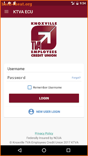 TVA Employees Credit Union screenshot