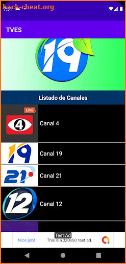 TVES - Canales TV El Salvador screenshot