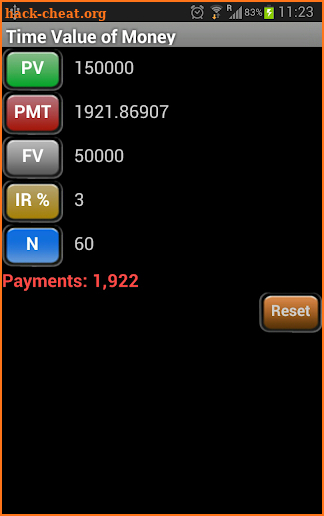 TVM Calculator screenshot