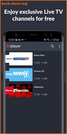 TVPlayer screenshot