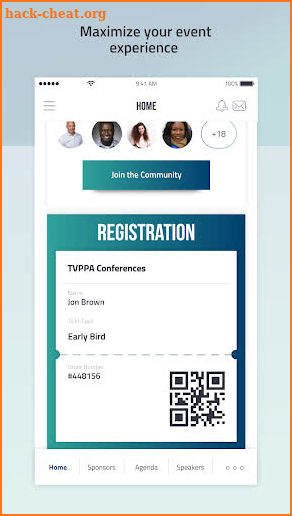 TVPPA Conferences screenshot
