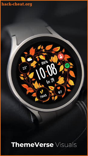 TVV Autumn Digital Watch Face screenshot