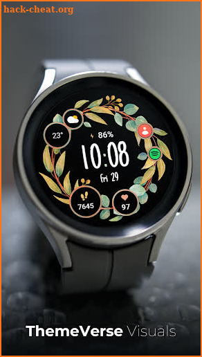 TVV Autumn Digital Watch Face screenshot