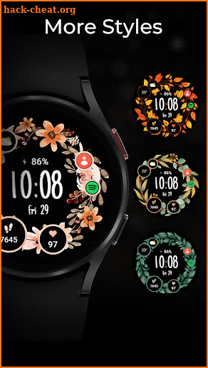 TVV Autumn Digital Watch Face screenshot