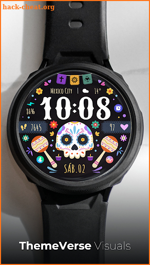 TVV Día de Muertos Watch Face screenshot