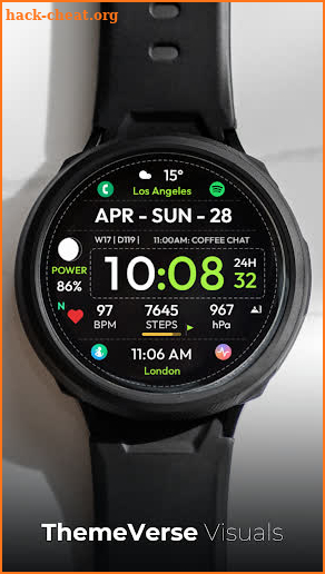 TVV Digital 4 Watch Face screenshot