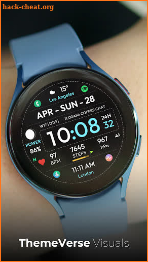 TVV Digital 4 Watch Face screenshot