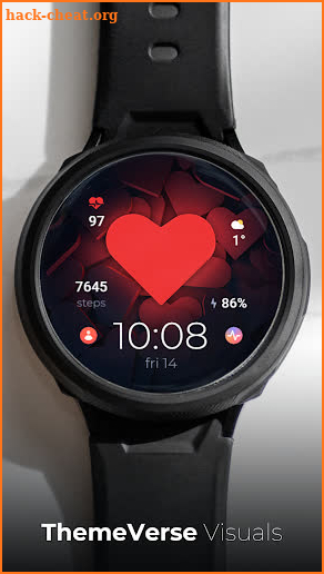 TVV Love Digital Watch Face screenshot