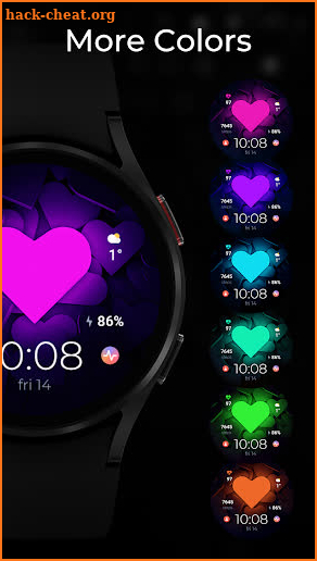 TVV Love Digital Watch Face screenshot