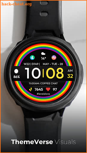 TVV Pride Digital Watch Face screenshot