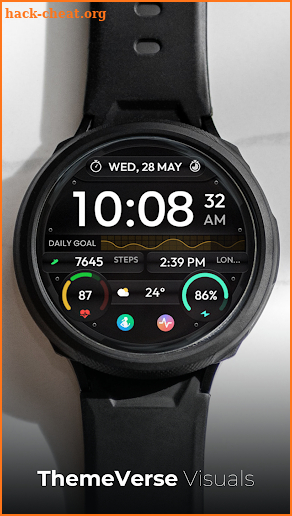 TVV Sport 8 Digital Watch Face screenshot