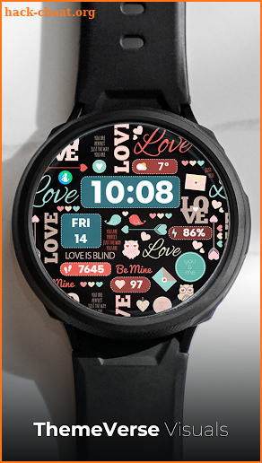 TVV Valentine's Day Watch Face screenshot