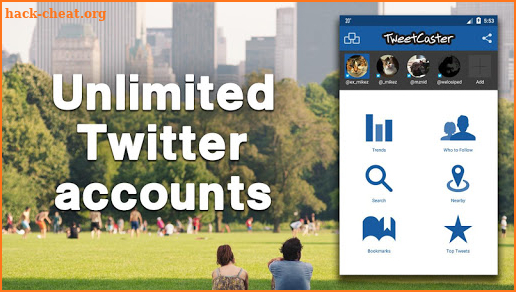 TweetCaster for Twitter screenshot