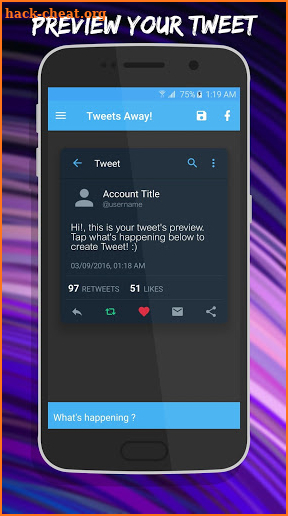 Tweets Away! Pro screenshot