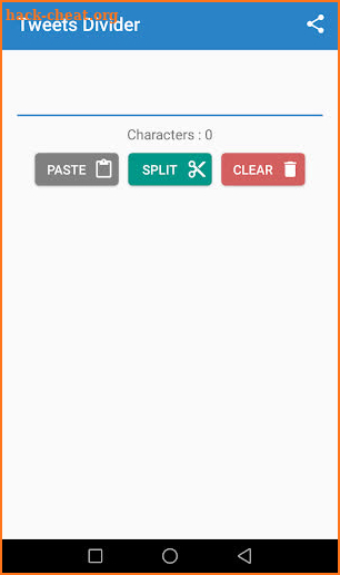 Tweets Divider screenshot
