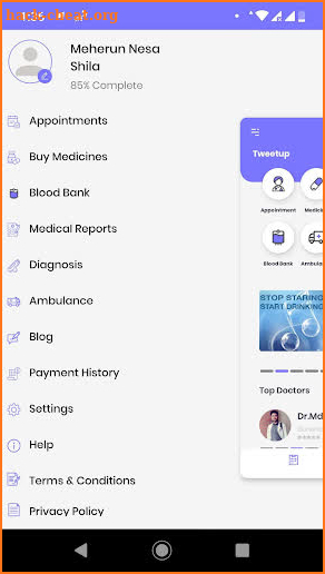 Tweetup - Book Doctor Appointments, Buy Medicine screenshot