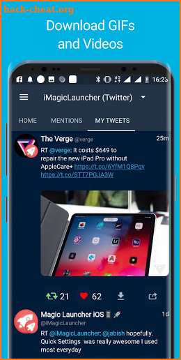 Tweety X Pro - Widgets for Tweets screenshot