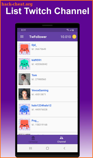 TwFollowers - Free Followers For Twitch screenshot