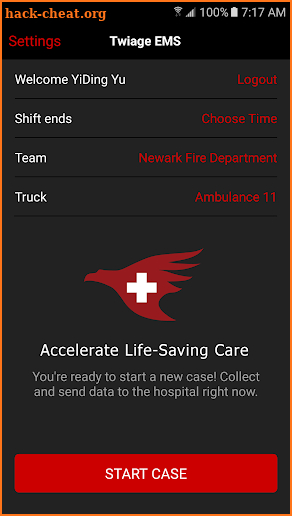 Twiage EMS screenshot