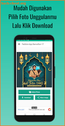 Twibbon App Idhul Fitri screenshot