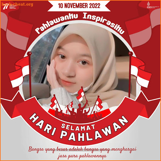 Twibbon Hari Pahlawan 2022 screenshot