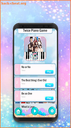 Twice Piano Game screenshot