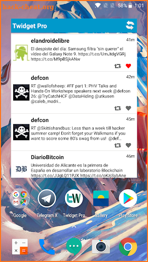 Twidget Pro for Twitter screenshot