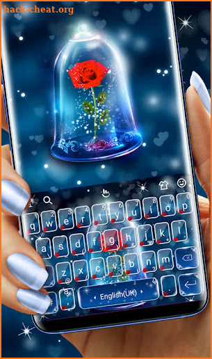 Twilight Sparkle Red Rose Keyboard screenshot