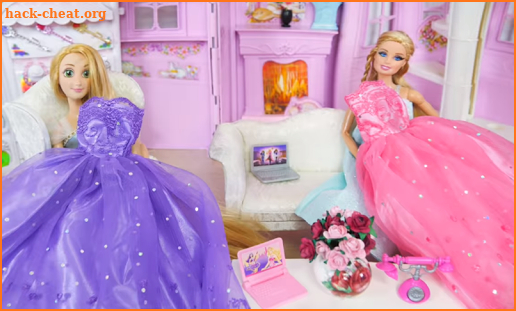 Twin Barbie Doll Bunk Bed, Routine Dress up screenshot