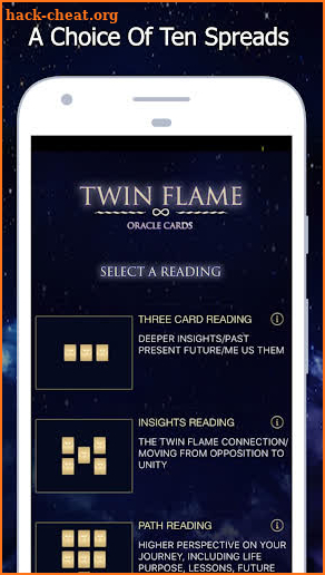 Twin Flame Oracle Cards screenshot