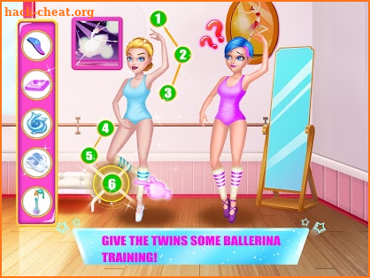 Twin Sisters Ballerina: Dance, Ballet, Dress up screenshot
