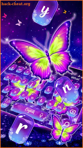 Twinkle Butterfly keyboard screenshot