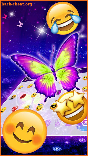 Twinkle Butterfly keyboard screenshot