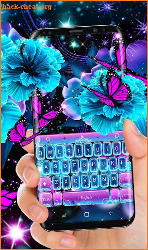 Twinkle Butterfly Keyboard Theme screenshot