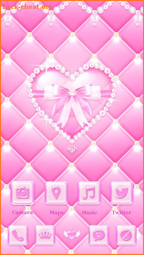 Twinkle heart GO Launcher Theme screenshot