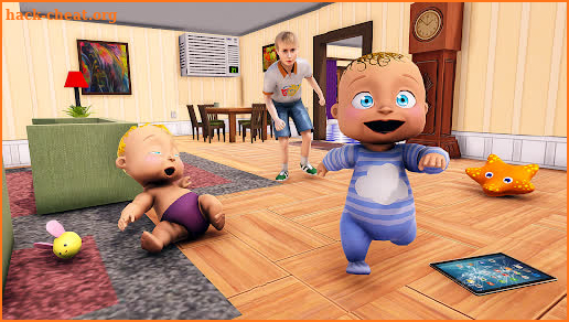 Twins Baby Simulator Mom Games screenshot
