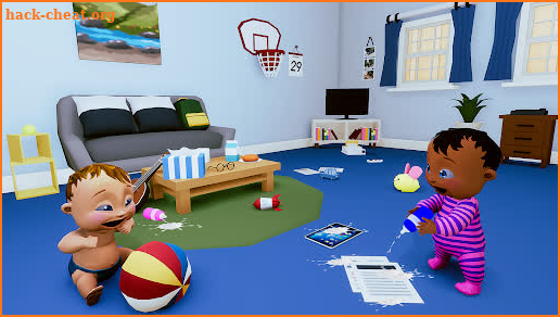 Twins Baby Simulator Mom Games screenshot