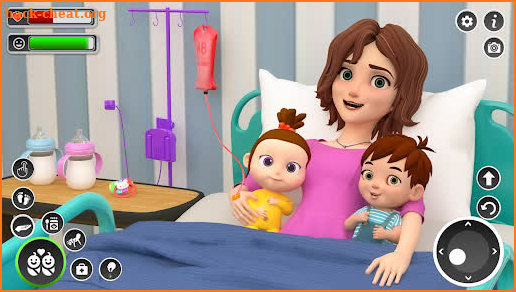 Twins Mother Simulator Game 3D screenshot