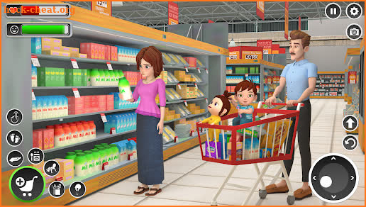Twins Mother Simulator Game 3D screenshot