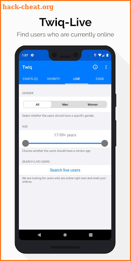 Twiq - Anonymous Chat screenshot