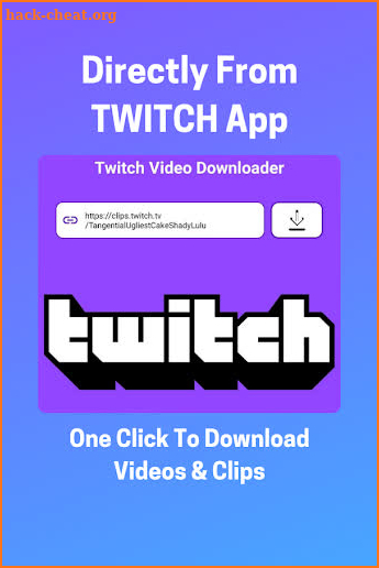Twitch Video Downloader - Twitch Clips Downloader screenshot