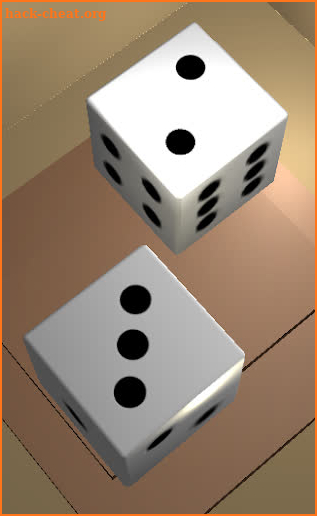 Two Dice: Simple free 3D dice screenshot